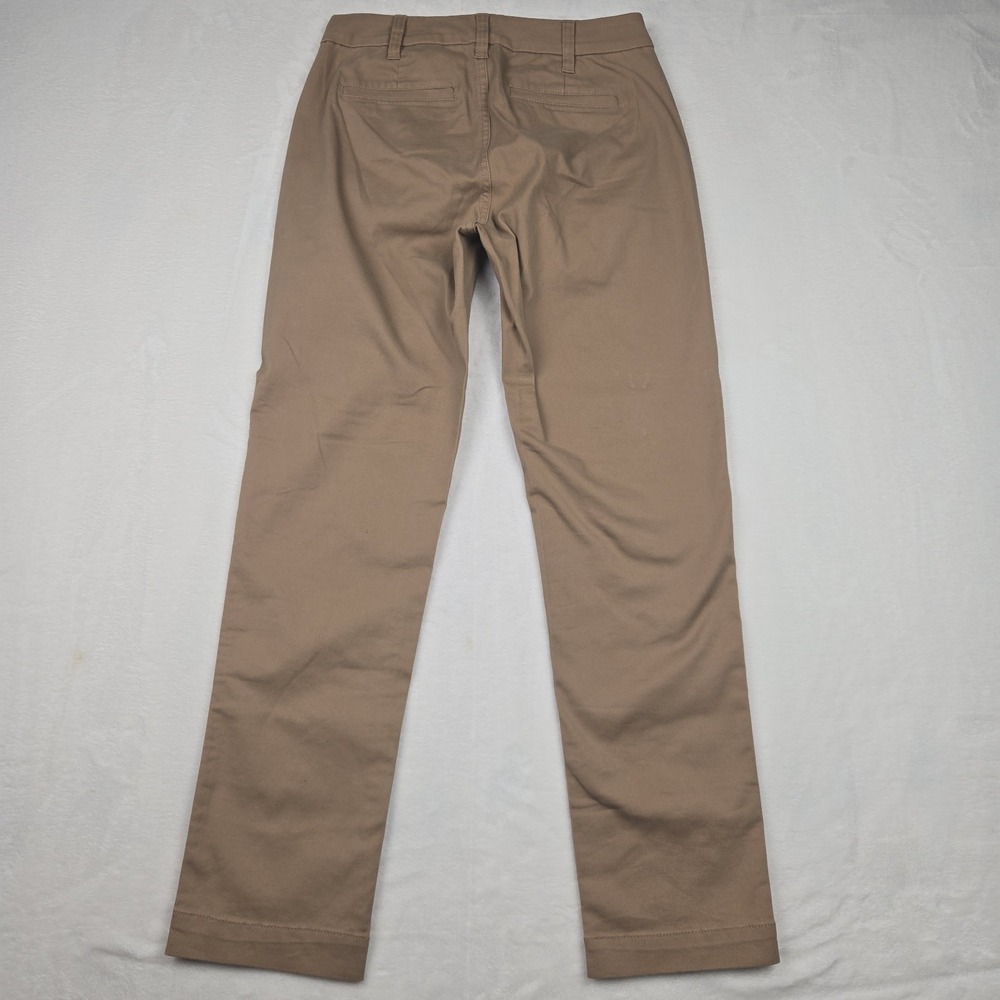 J.Crew Women's High Rise Girlfriend Chino Pants Camel Tan‎ AD156 Size 00 NWT - Picture 3 of 13